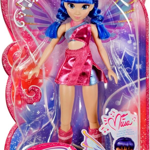 Set 6 Playmates Winx Club 10.5" Fairy Dolls Flora Stella Bloom Musa Tecna Aisha - Picture 6 of 8